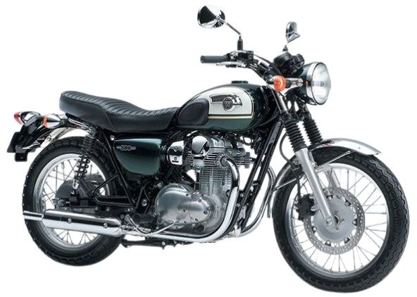 W800【2011～現行】｜2015年式 メタリックダークグリーン/パールアルパインホワイト