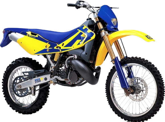 【2000年式】ハスクバーナ WR250｜イエロー・ブルー