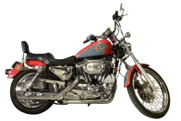【1998年式】XL1200C カスタム|ヴィクトリーレッド × プラチナシルバー