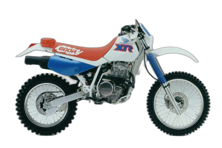 【1985~1992年】XR600R|ホワイト/オレンジ/ブルー
