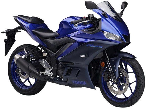 【2023年式】YZF-R25|ディープパープリッシュブルーメタリックC
