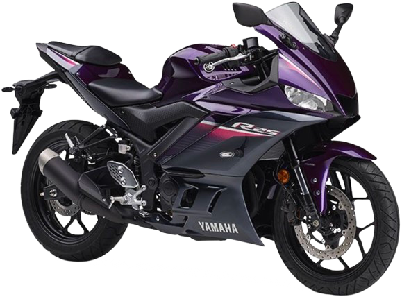 【2023年式】YZF-R25|ダークブルーイッシュパープルメタリック3