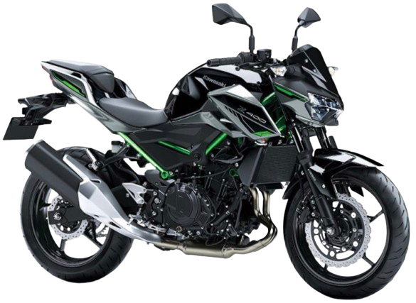 Z400【EX400L型 2023年~】|2025年式 メタリックスパークブラック×メタリックムーンダストグレー