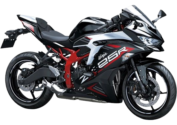 【2021年式】ZX-25R/SE・KRT｜メタリックスパークブラック/パールフラットスターダストホワイト（SE仕様）