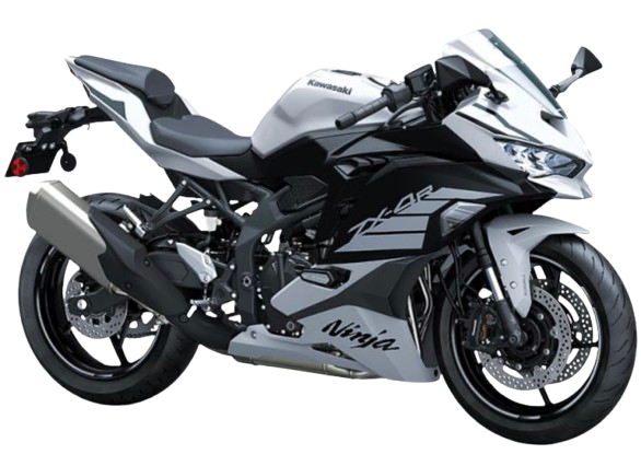 ZX-4R SE【2024~現行】|2025年式 メタリックマットホワイティッシュシルバー/メタリックフラットスパークブラック