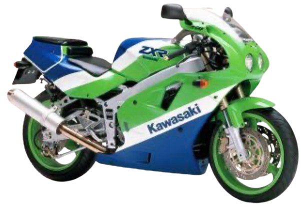 【1990年式 H2】ZXR400|ライムグリーン×ブルー24×パールアルペンホワイト