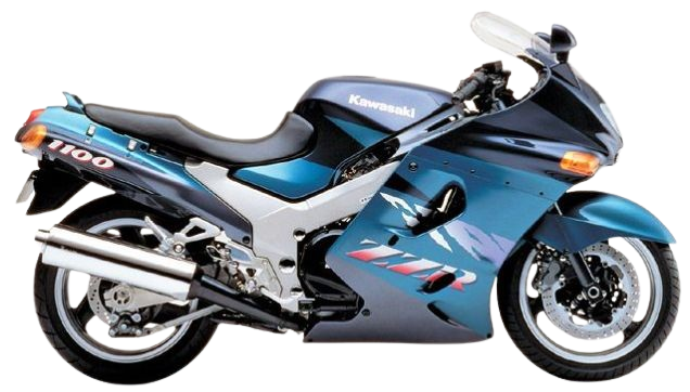 【1994年式 D2】ZZR1100|パールティールグリーン/メタリックノクターンブルー