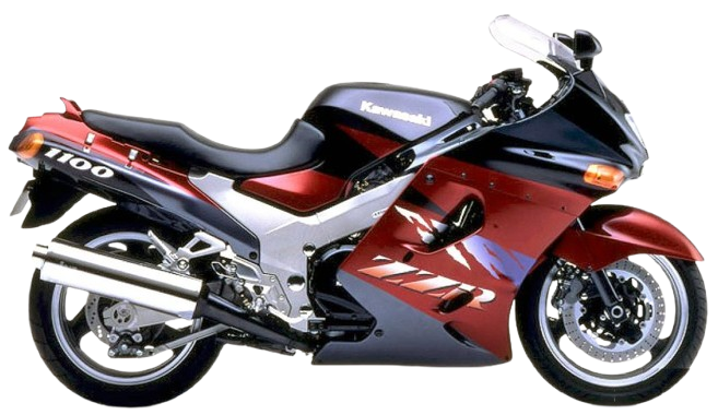ZZR1100【D型|1993~2001年式】|1994年式 エボニー/キャンディワインレッド